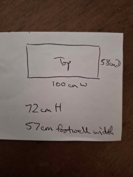 Photo of free Pine desk (Oakdale BH15) #4