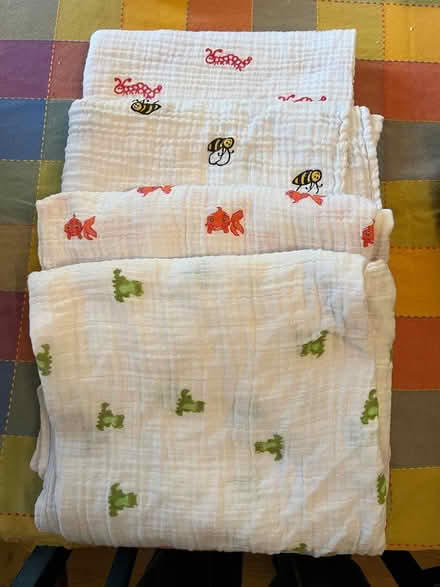 Photo of free Swaddling Blankets (Aden + Anais) (Elkhorn, CA) #1