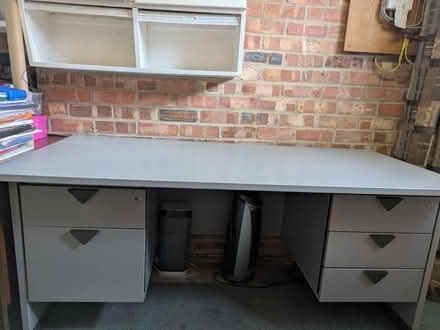 Photo of free Large metal desk (Shillington) #1