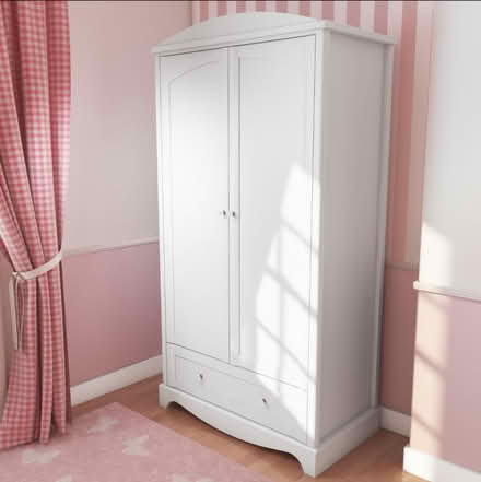 Photo of Small white wardrobe for a girl (W4) #1