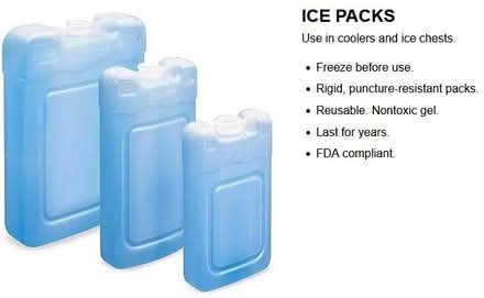 Photo of Blue Ice/Rigid Gel Blocks (To Pickup) #1
