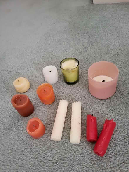 Photo of free assorted candles (Mt Carmel area, Redwood City) #1