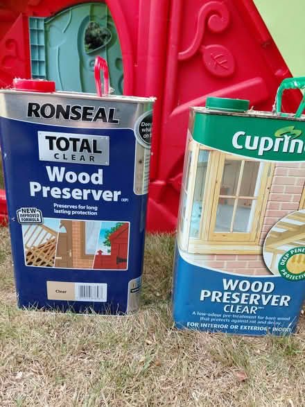 Photo of free Sundry exterior wood preserver (Farnham Common, SL2) #2