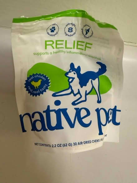 Photo of free Anti-inflammatory relief chews (Valencia Avenue, Sunnyvale) #1