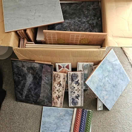 Photo of free Assorted ceramic tiles of various colours and designs (IP5) #3