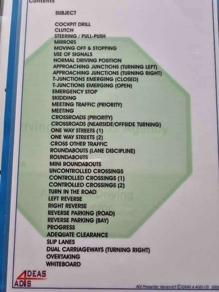 Photo of free driving instructors pupil training manual (Longley S5) #2