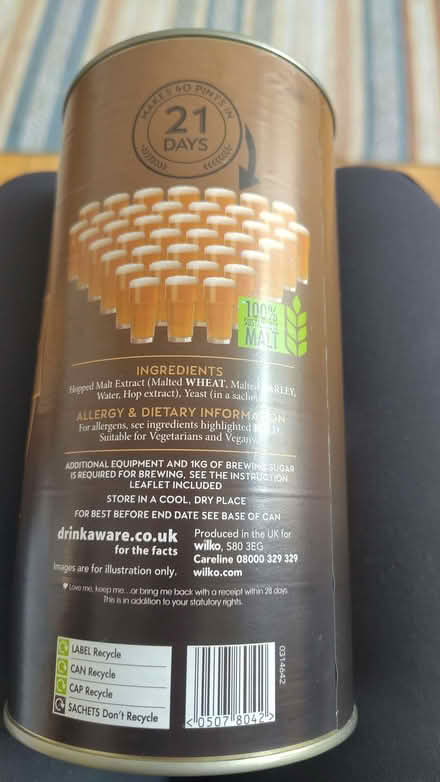 Photo of free Out of date beer kit (Lower Walkley S6) #2