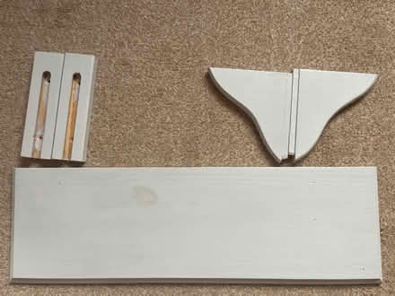 Photo of free 2 x Painted Grey Shelves (SK12 1LE) #4
