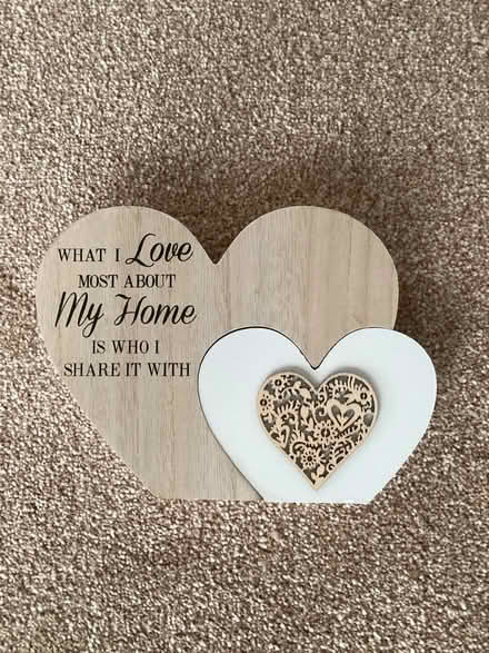 Photo of free Wooden heart (Waterloville) #1