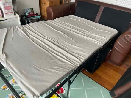 Photo of free Leather sofa bed (PO21 5NE) #3
