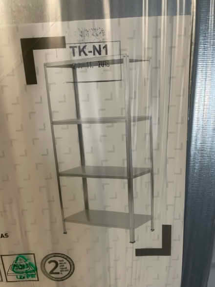 Photo of free 3 metal shelving units (unused) (Monkseaton NE25) #2