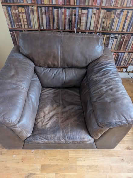 Photo of free Leather armchair (Chestnut close WR3) #1