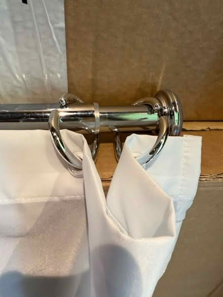Photo of free telescopic shower rail and curtain (Newington Green) #3