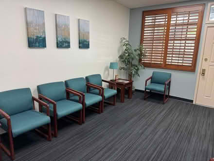 Photo of free 8 Beautiful Teal Colored Chairs (Fountain Vly, Heil & Bushard) #4