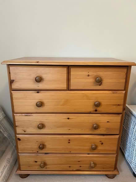 Photo of free Pine chest of drawers (Chiswick W4) #2