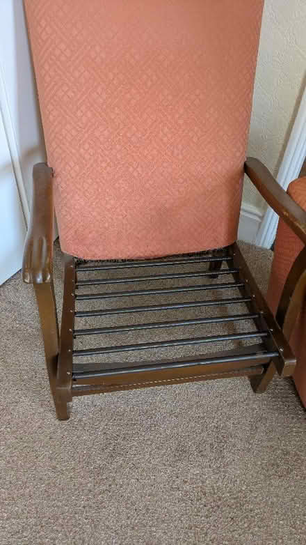 Photo of free Easy Chair Sprung base and sprung cushion (Creeting St Mary IP6) #2