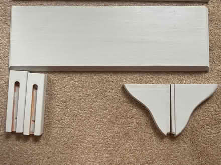 Photo of free 2 x Painted Grey Shelves (SK12 1LE) #2