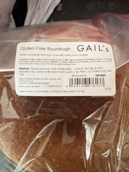 Photo of free Gail’s Gluten-Free Sourdough (KT1 Kingston upon Thames) #2