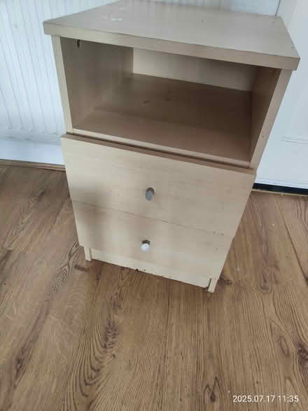 Photo of free 3 X Bedside chest of drawers (Feltham) #1