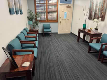 Photo of free 8 Beautiful Teal Colored Chairs (Fountain Vly, Heil & Bushard) #3