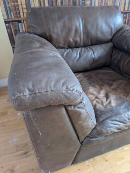 Photo of free Leather armchair (Chestnut close WR3) #4
