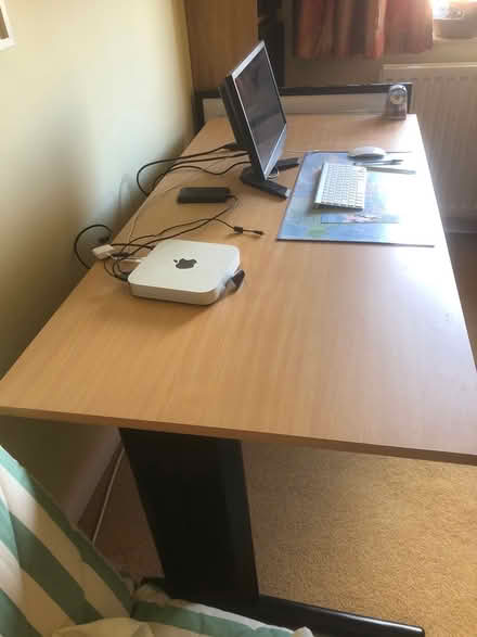 Photo of free Large sturdy desk/work table (Groby LE6) #1