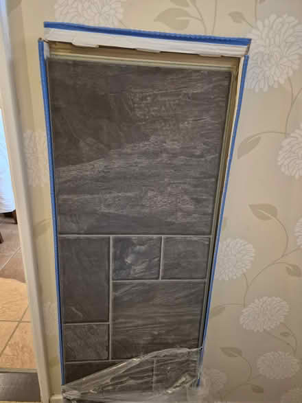 Photo of free 1 sheet tile effect laminate floor (Morden Park) #2