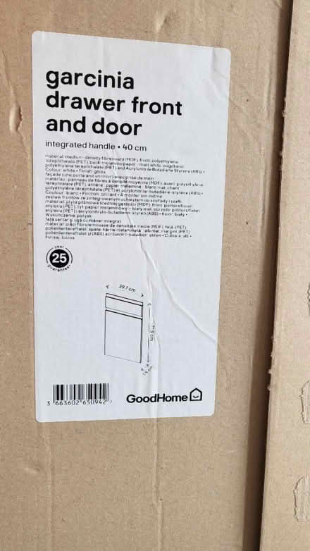 Photo of free Kitchen drawer front and unit door (Redhouse, Swindon, SN25) #1