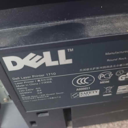 Photo of free Dell printer 1710 (SM1 2SG) #2