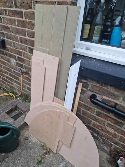 Photo of free Scrap mdf panelling and plywood (BN2) #1