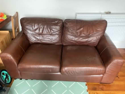 Photo of free Leather sofa bed (PO21 5NE) #2