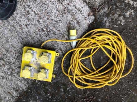 Photo of free 110v 4way extension lead (Hardwicke Green GL2) #1