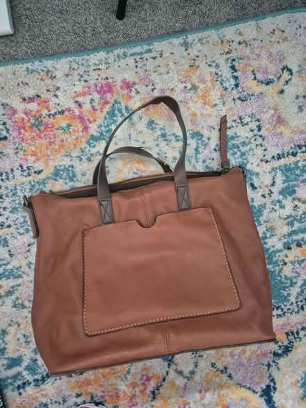 Photo of free Brown leather handbag (Minster Lovell OX29) #3