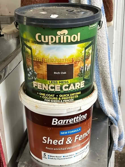 Photo of free Fence paint (Pitsford) #1