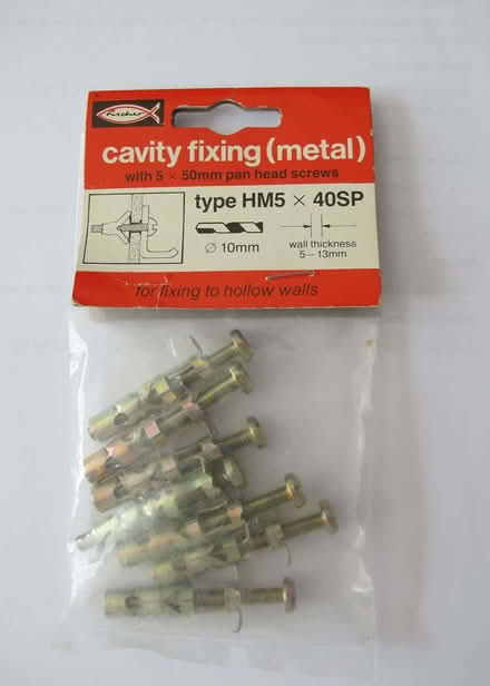 Photo of free Two packs of Fischer fixings for cavity walls (Caldecott OX14) #2