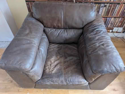 Photo of free Leather armchair (Chestnut close WR3) #2
