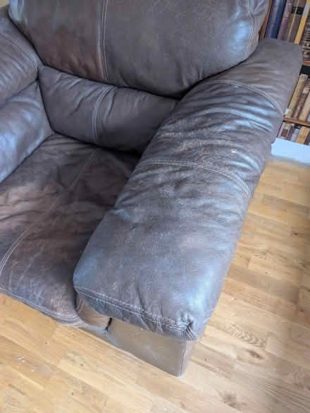 Photo of free Leather armchair (Chestnut close WR3) #3
