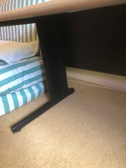 Photo of free Large sturdy desk/work table (Groby LE6) #2