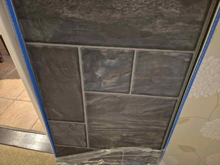 Photo of free 1 sheet tile effect laminate floor (Morden Park) #1