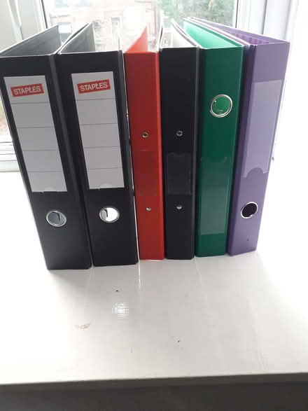 Photo of free 4 lever arch files, 2 a4 files (Crookes S10) #1