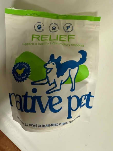Photo of free Anti-inflammatory relief chews (Valencia Avenue, Sunnyvale) #2