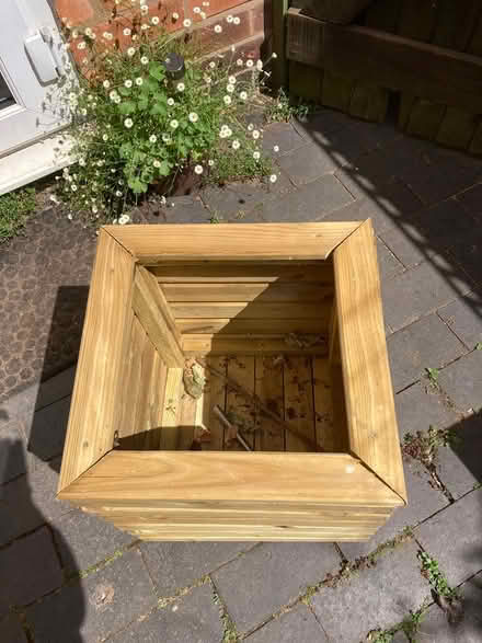 Photo of free Wooden planter unused (Market Harborough LE16 9) #1