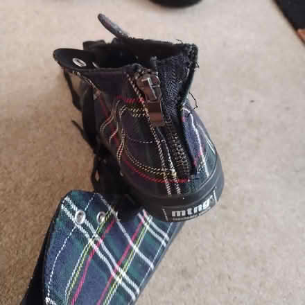 Photo of free Probably size 4 tartan ankle pumps (Leeds LS8) #2