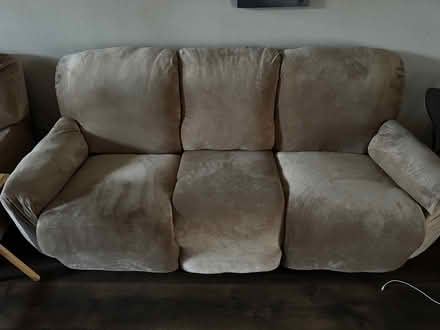 Photo of free Sofa and recliner (Far south side Abilene) #2
