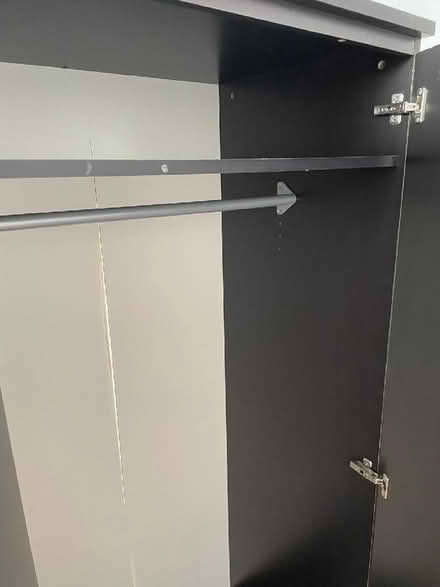 Photo of free Ikea Wardrobe, Black + Mirror (CT2) #2