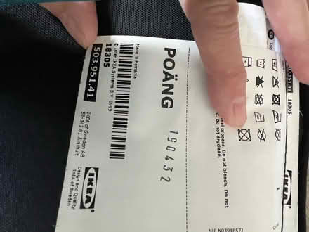Photo of free IKEA Poäng cushions for armchair (Hoxton) #2