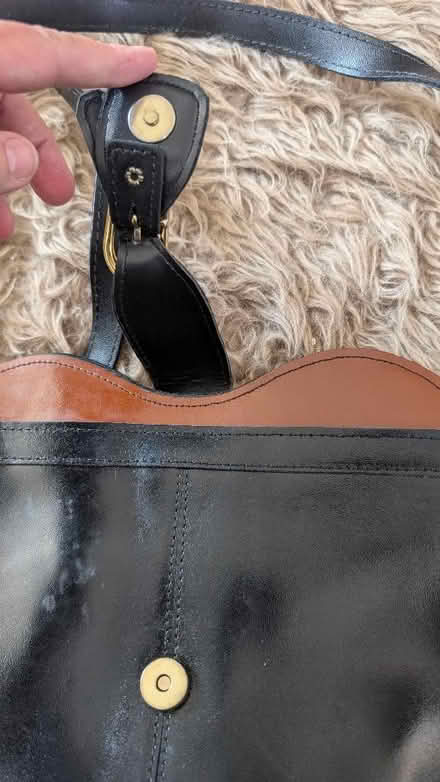 Photo of free Brown and black Leather bag (Crownhill MK8) #3