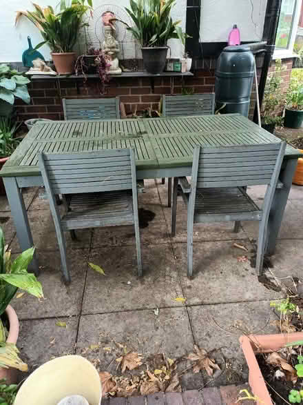 Photo of free Table and 4 chairs (Walsall WS1) #3