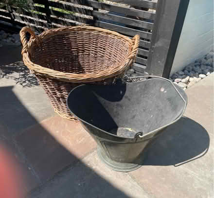 Photo of free Log basket and coal bucket (Stretham CB6) #1