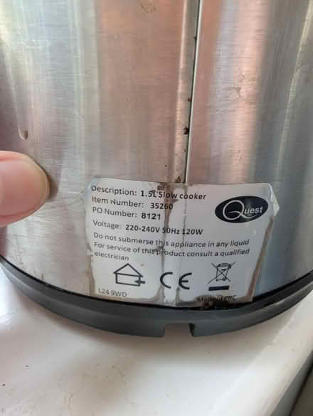 Photo of free Slow cooker (works) (CM12) #2